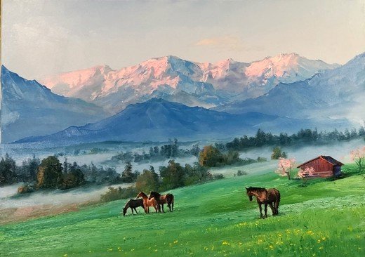Горный пейзаж (Игорь Сахаров)