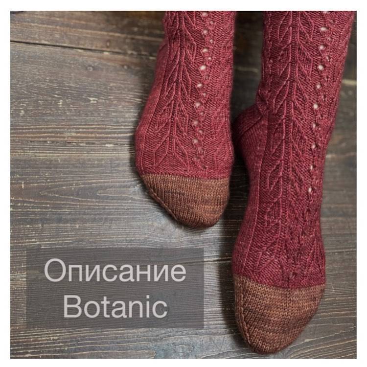 Носки Botanic_socks (Ольга Юшина)